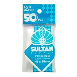 Sultan Card Sleeves: AQUAMARINE Mini European