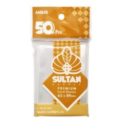 Sultan Card Sleeves: AMBER