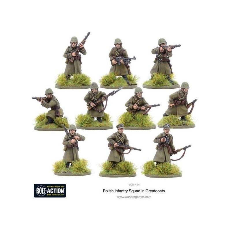 Polish Infantry Squad in greatcoats