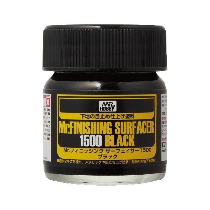 Mr. Finishing Surfacer Black 1500 (Brush)