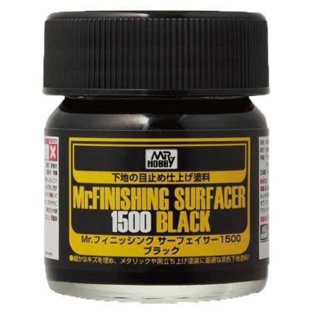 Mr. Finishing Surfacer Black 1500 (Brush)