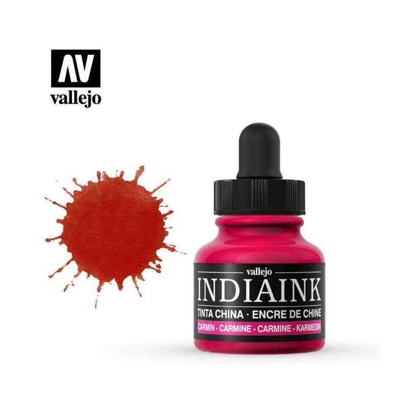 Carmine India Ink