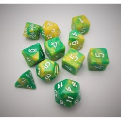 Acid Splash - 11 set RPG Dice