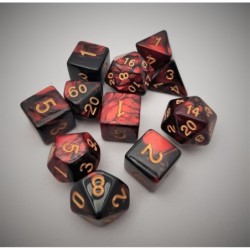 Heat Metal - 11 set RPG Dice