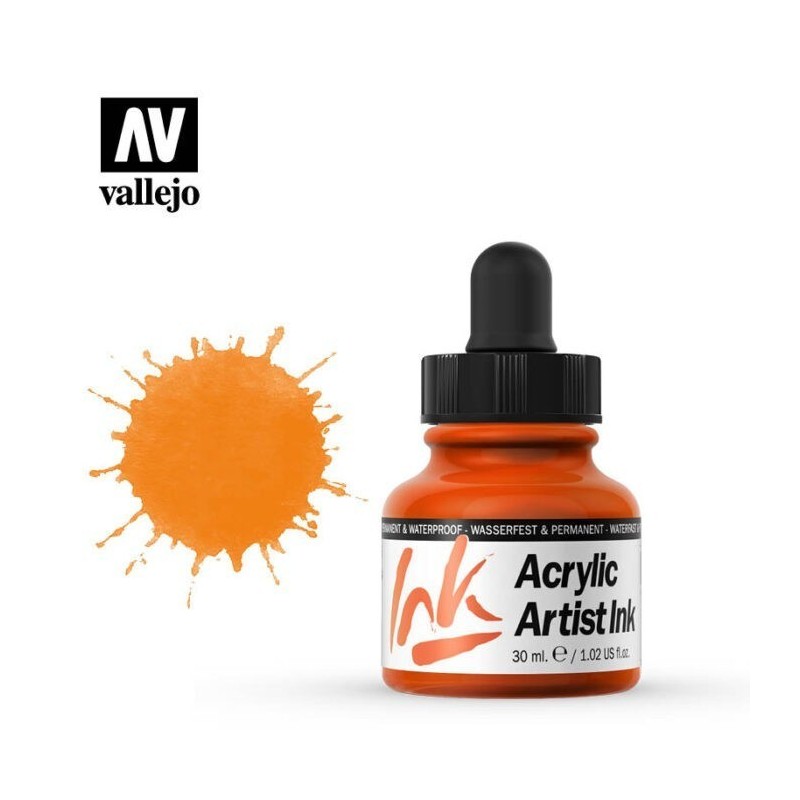 Orange Artist Ink