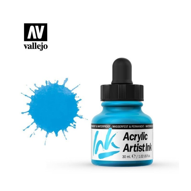Light Blue Artist Ink