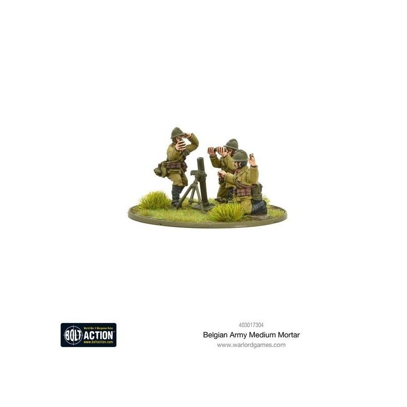 Belgian Army medium mortar